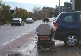 Footpath Wheelchair User